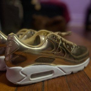 WMNS AIR MAX 90 'METALLIC PACK - GOLD'